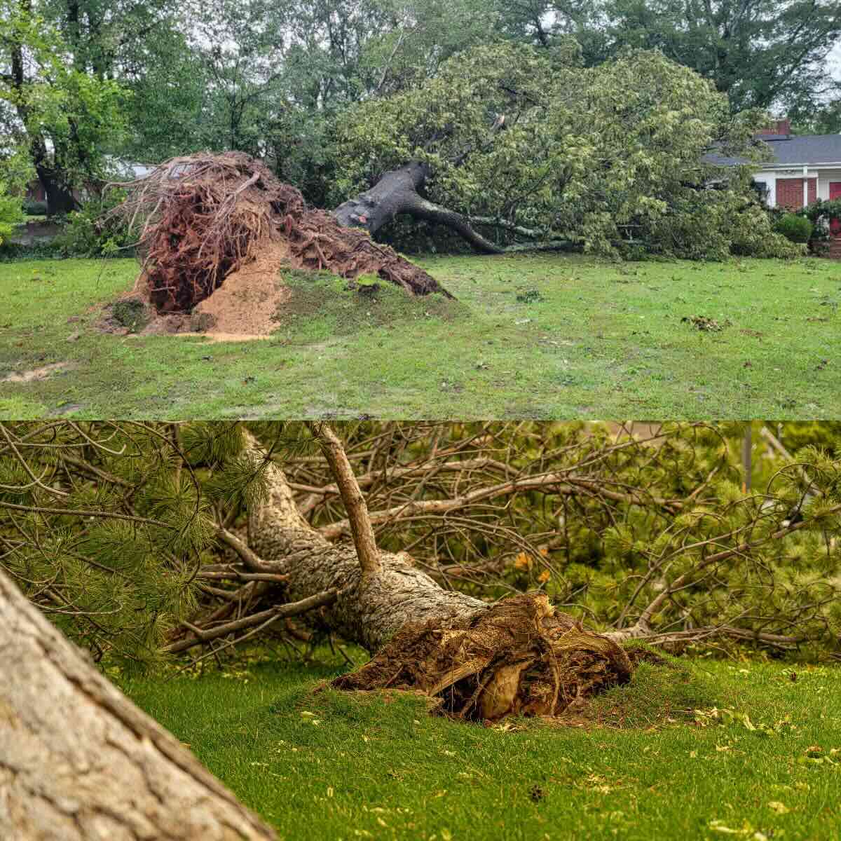 What is an emergency tree removal situation?